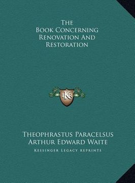 portada the book concerning renovation and restoration (in English)