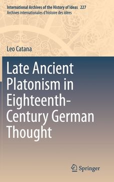 portada Late Ancient Platonism in Eighteenth-Century German Thought (en Inglés)
