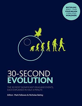 portada 30-Second Evolution: The 50 Most Significant Ideas and Events, Each Explained in Half a Minute (en Inglés)