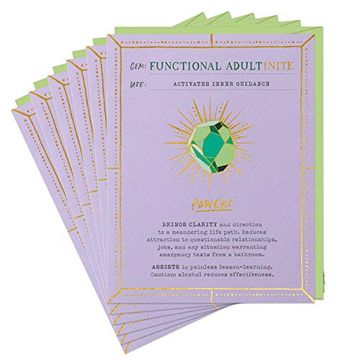 portada 6-Pack em & Friends Functional Adult Fantasy Stone Cards (en Inglés)