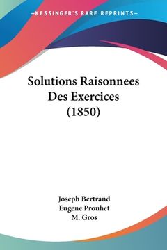 portada Solutions Raisonnees Des Exercices (1850) (in French)