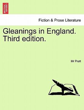 portada gleanings in england. third edition.