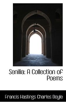 portada senilia: a collection of poems (en Inglés)