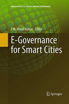 portada E-Governance for Smart Cities (en Inglés)