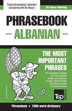 portada English-Albanian phrasebook and 1500-word dictionary (en Inglés)