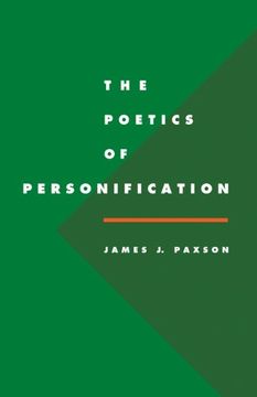 portada The Poetics of Personification Hardback (Literature, Culture, Theory) (en Inglés)
