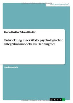 portada Entwicklung eines Werbepsychologischen Integrationsmodells als Planningtool