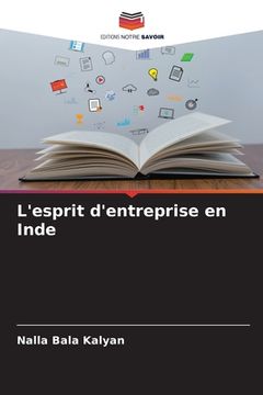 portada L'esprit d'entreprise en Inde (in French)