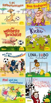 portada Pixi-Box 285: Pixi und Seine Fußball-Freunde (8X8 Exemplare) (en Alemán)