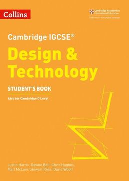 portada Cambridge Igcse™ Design & Technology Student’S Book (Collins Cambridge Igcse™) (Collins Cambridge Igcse (Tm)) (en Inglés)