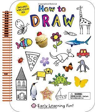 portada How to Draw: Includes Wipe-Clean pen (Early Learning Fun) (en Inglés)