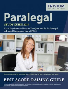 portada Paralegal Study Guide 2019: Exam Prep Book and Practice Test Questions for the Paralegal Advanced Competency Exam (Pace) (en Inglés)