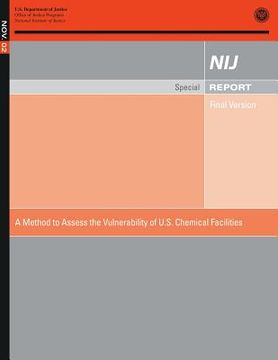 portada A Method to Assess the Vulnerability of the U.S. Chemical Facilities (en Inglés)