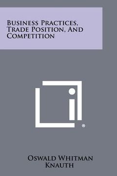 portada business practices, trade position, and competition (in English)