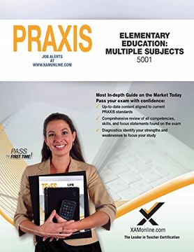 portada 2017 Praxis Elementary Education: Multiple Subjects (5001) (in English)