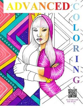 portada Advanced Coloring Books: Hip-Hop/R&B Artists: adult coloring books (en Inglés)