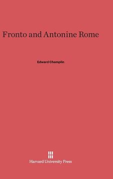portada Fronto and Antonine Rome (en Inglés)