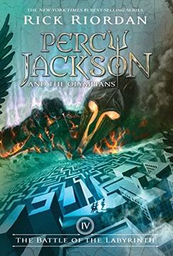 portada Percy Jackson and the Olympians, Book Four the Battle of the Labyrinth (en Inglés)