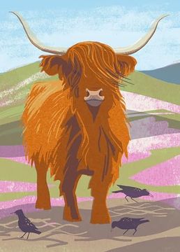 portada Nature Notebook: Highland cow