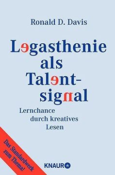 portada Legasthenie als Talentsignal. Lernchance Durch Kreatives Lesen. (in German)