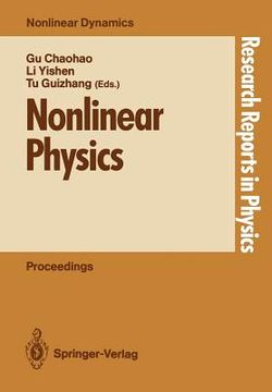 portada nonlinear physics: proceedings of the international conference, shanghai, people s rep. of china, april 24 30, 1989 (en Inglés)