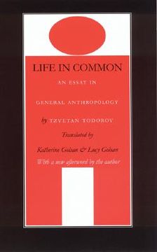 portada life in common: an essay in general anthropology (en Inglés)