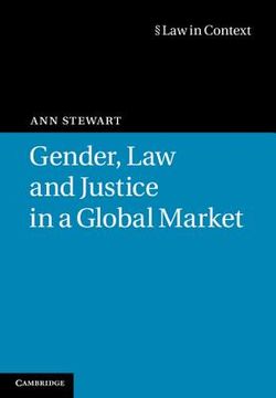portada gender, law and justice in a global market