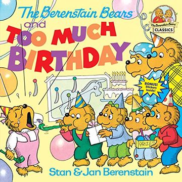 portada The Berenstain Bears and too Much Birthday (in English)