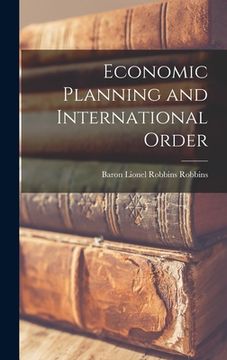 portada Economic Planning and International Order
