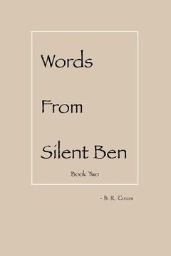 portada words from silent ben - book two