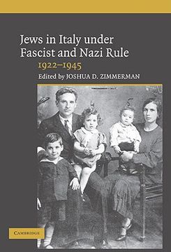 portada jews in italy under fascist and nazi rule: 1922-1945 (en Inglés)