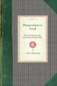 portada preservation of food (in English)