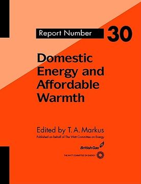 portada domestic energy and affordable warmth (en Inglés)