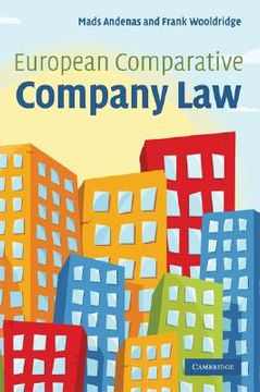 portada European Comparative Company law (in English)