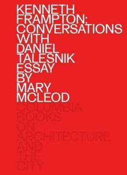 portada Kenneth Frampton: Conversations With Daniel Talesnik (in English)
