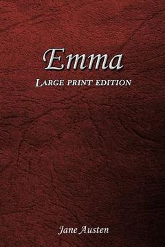 portada Emma: Large Print Edition (en Inglés)