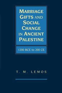 portada Marriage Gifts and Social Change in Ancient Palestine (en Inglés)