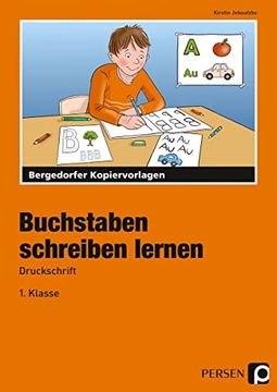 portada Buchstaben Schreiben Lernen - Druckschrift: 1. Klasse (en Alemán)