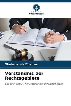 portada Verständnis der Rechtsgebiete (en Alemán)
