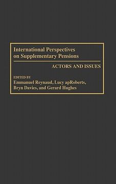 portada international perspectives on supplementary pensions: actors and issues (en Inglés)