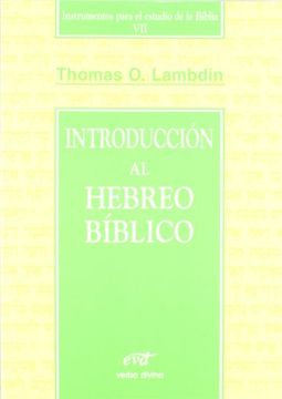 portada Introducción al Hebreo Bíblico: Universidad de Harvad (Instrumentos Para el Estudio de la Biblia)