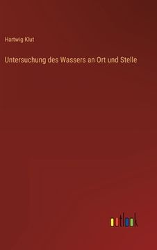 portada Untersuchung des Wassers an Ort und Stelle (in German)