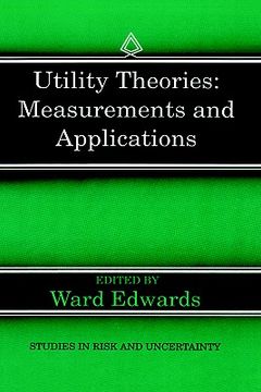 portada utility theories: measurements and applications (en Inglés)