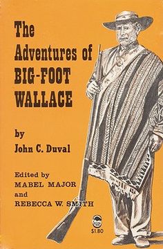 portada the adventures of big-foot wallace (en Inglés)