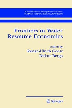 portada frontiers in water resource economics (en Inglés)