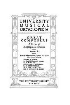 portada University musical encyclopedia - Vol. I (en Inglés)