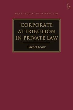 portada Corporate Attribution in Private law (en Inglés)