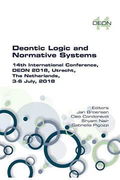 portada Deontic Logic and Normative Systems: 14Th International Conference, Deon 2018, Utrecht, the Netherlands, 3-8 July 2018 (en Inglés)