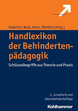 portada Handlexikon Der Behindertenpadagogik: Schlusselbegriffe Aus Theorie Und PRAXIS