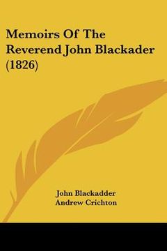 portada memoirs of the reverend john blackader (1826) (en Inglés)